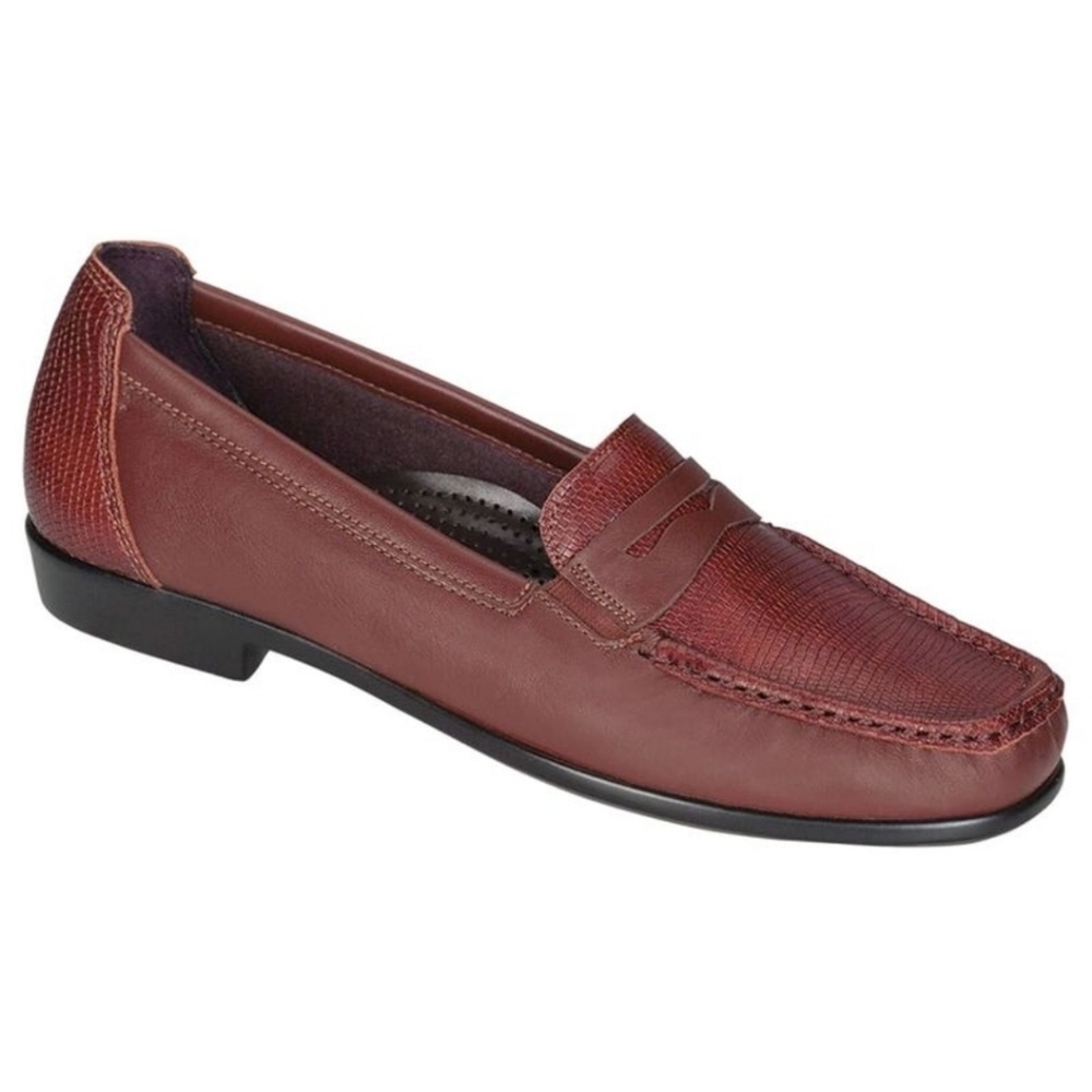 SAS Penny J Slip On Siena Preppy Acadamia Twee Grannycore‎ Granny Punk Loafer